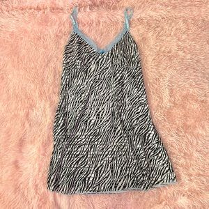 Zebra print night dress